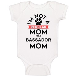 I'm A Bassador Mom Pet Dog Breed Animal Lover Baby One Piece I'm A Bassador Mom Pet Dog Breed Animal Lover Baby One Piece