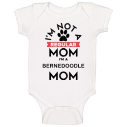 I'm A Bernedoodle Mom Pet Dog Breed Animal Lover Baby One Piece I'm A Bernedoodle Mom Pet Dog Breed Animal Lover Baby One Piece