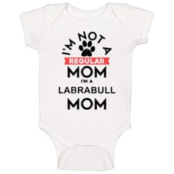 I'm A Labrabull Mom Pet Dog Breed Animal Lover Baby One Piece I'm A Labrabull Mom Pet Dog Breed Animal Lover Baby One Piece