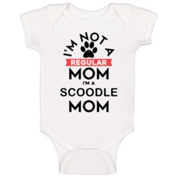 I'm A Scoodle Mom Pet Dog Breed Animal Lover Baby One Piece