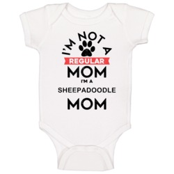 I'm A Sheepadoodle Mom Pet Dog Breed Animal Lover Baby One Piece