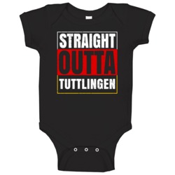 Straight Outta Tuttlingen German City Germany Grunge Parody Baby One P