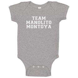 Team Manolito Montoya Tv Show The High Chaparral Baby One Piece