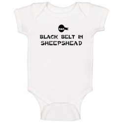 Black Belt In Sheepshead Card Game Player Baby One Piece