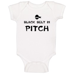 Black Belt In Pitch Card Game Player Baby One Piece