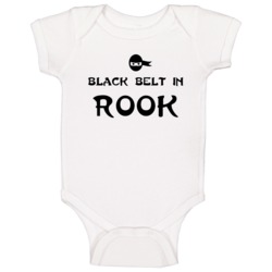 Black Belt In Rook Card Game Player Baby One Piece Black Belt In Rook Card Game Player Baby One Piece
