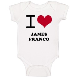 I Heart James Franco Hollywood Walk Of Fame Baby One Piece I Heart James Franco Hollywood Walk Of Fame Baby One Piece