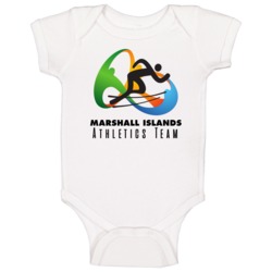 Marshall Islands Athletics Team Rio 2016 Olympic Event Logo Baby One P Marshall Islands Athletics Team Rio 2016 Olympic Event Logo Baby One P