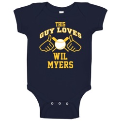 This Guy Loves Wil Myers San Diego Baseball Player Classic Baby One Pi This Guy Loves Wil Myers San Diego Baseball Player Classic Baby One Pi