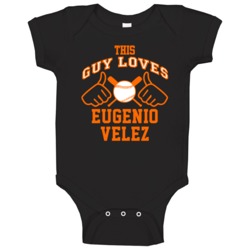 This Guy Loves Eugenio Velez San Francisco Baseball Player Classic Bab