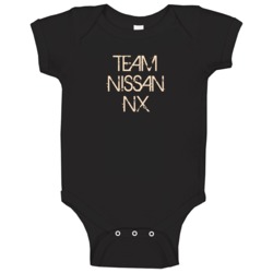 Team Nissan Nx Car Lover Baby One Piece Team Nissan Nx Car Lover Baby One Piece