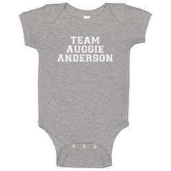 Team Auggie Anderson Tv Show Covert Affairs Baby One Piece Team Auggie Anderson Tv Show Covert Affairs Baby One Piece