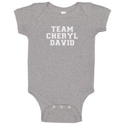 Team Cheryl David Tv Show Curb Your Enthusiasm Baby One Piece Team Cheryl David Tv Show Curb Your Enthusiasm Baby One Piece