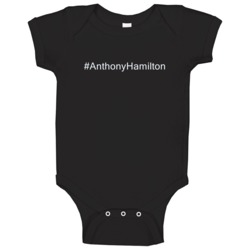 Hashtag #anthonyhamilton Horse Racing Hall Of Fame Baby One Piece Hashtag #anthonyhamilton Horse Racing Hall Of Fame Baby One Piece