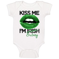 Britney Kiss Me I'm Irish Custom First Name St Patricks Day Trending L Britney Kiss Me I'm Irish Custom First Name St Patricks Day Trending L