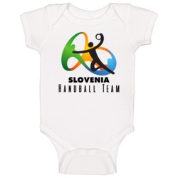 Slovenia Handball Team Rio 2016 Olympic Event Logo Baby One Piece Slovenia Handball Team Rio 2016 Olympic Event Logo Baby One Piece