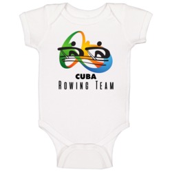 Cuba Rowing Team Rio 2016 Olympic Event Logo Baby One Piece Cuba Rowing Team Rio 2016 Olympic Event Logo Baby One Piece