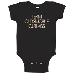 Team Oldsmobile Cutlass Car Lover Baby One Piece Team Oldsmobile Cutlass Car Lover Baby One Piece