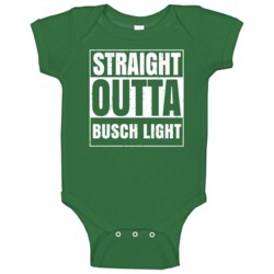 Straight Outta Busch Light St Patricks Day Beer Drinking Parody Baby O Straight Outta Busch Light St Patricks Day Beer Drinking Parody Baby O