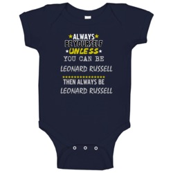 Leonard Russell Always Be Football Sports New England Baby One Piece Leonard Russell Always Be Football Sports New England Baby One Piece