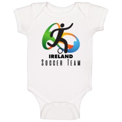 Ireland Soccer Team Rio 2016 Olympic Event Logo Baby One Piece Ireland Soccer Team Rio 2016 Olympic Event Logo Baby One Piece