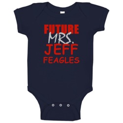 Jeff Feagles Future Mrs Football Sports New England Baby One Piece