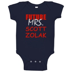 Scott Zolak Future Mrs Football Sports New England Baby One Piece