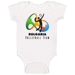 Bulgaria Volleyball Team Rio 2016 Olympic Event Logo Baby One Piece