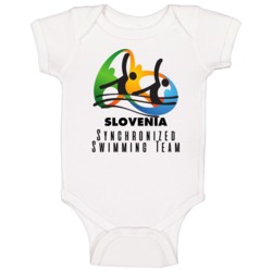 Slovenia Synchronized Swimming Team Rio 2016 Olympic Event Logo Baby O Slovenia Synchronized Swimming Team Rio 2016 Olympic Event Logo Baby O