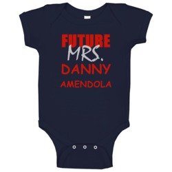 Danny Amendola Future Mrs Football Sports New England Baby One Piece