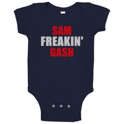 Sam Gash Freakin Football Sports New England Baby One Piece Sam Gash Freakin Football Sports New England Baby One Piece