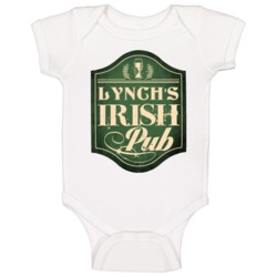 Lynch Irish Pub St Patricks Day Beer Party Custom Name Baby One Piece Lynch Irish Pub St Patricks Day Beer Party Custom Name Baby One Piece