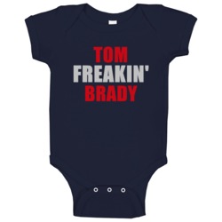Tom Brady Freakin Football Sports New England Baby One Piece Tom Brady Freakin Football Sports New England Baby One Piece