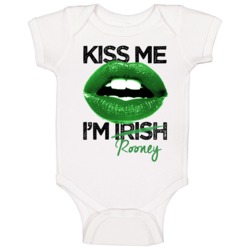 Rooney Kiss Me I'm Irish Custom First Name St Patricks Day Trending Li Rooney Kiss Me I'm Irish Custom First Name St Patricks Day Trending Li