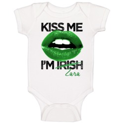 Zara Kiss Me I'm Irish Custom First Name St Patricks Day Trending Lips Zara Kiss Me I'm Irish Custom First Name St Patricks Day Trending Lips