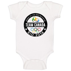Team Canada Rio 2016 Games Xxxi Olympiad Country Support Fan Baby One Team Canada Rio 2016 Games Xxxi Olympiad Country Support Fan Baby One