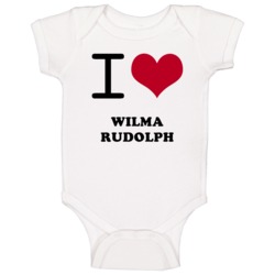 I Heart Wilma Rudolph Us Olympics Hall Of Fame Baby One Piece I Heart Wilma Rudolph Us Olympics Hall Of Fame Baby One Piece