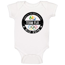 Team Fiji Rio 2016 Games Xxxi Olympiad Country Support Fan Baby One Pi Team Fiji Rio 2016 Games Xxxi Olympiad Country Support Fan Baby One Pi
