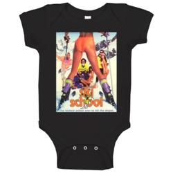 Ski School Classic 80s Funny Comedy Movie Poster Baby One Piece Ski School Classic 80s Funny Comedy Movie Poster Baby One Piece