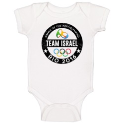 Team Israel Rio 2016 Games Xxxi Olympiad Country Support Fan Baby One Team Israel Rio 2016 Games Xxxi Olympiad Country Support Fan Baby One