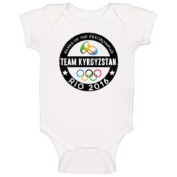 Team Kyrgyzstan Rio 2016 Games Xxxi Olympiad Country Support Fan Baby Team Kyrgyzstan Rio 2016 Games Xxxi Olympiad Country Support Fan Baby