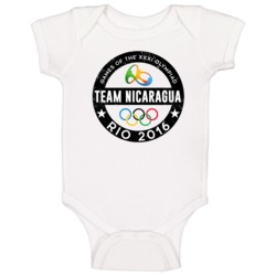 Team Nicaragua Rio 2016 Games Xxxi Olympiad Country Support Fan Baby O Team Nicaragua Rio 2016 Games Xxxi Olympiad Country Support Fan Baby O