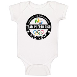 Team Puerto Rico Rio 2016 Games Xxxi Olympiad Country Support Fan Baby Team Puerto Rico Rio 2016 Games Xxxi Olympiad Country Support Fan Baby