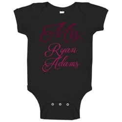 Mrs Ryan Adams Baltimore Baseball Player Funny Baby One Piece Mrs Ryan Adams Baltimore Baseball Player Funny Baby One Piece
