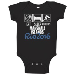 Eat Sleep Athletics Marshall Islands Rio 2016 Summer Olympic Team Baby Eat Sleep Athletics Marshall Islands Rio 2016 Summer Olympic Team Baby