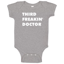 Third Freakin' Doctor Doctor Who Tv Character Baby One Piece Third Freakin' Doctor Doctor Who Tv Character Baby One Piece