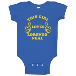Lorenzo Neal This Girl Loves Basketball Hockey Baseball Football Baby Lorenzo Neal This Girl Loves Basketball Hockey Baseball Football Baby