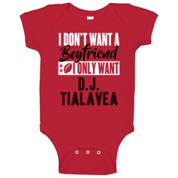 I Only Want Dj Tialavea Atlanta Football Sports Athlete Baby One Piece I Only Want Dj Tialavea Atlanta Football Sports Athlete Baby One Piece