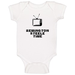Remington Steele Time Favorite Tv Show Baby One Piece Remington Steele Time Favorite Tv Show Baby One Piece