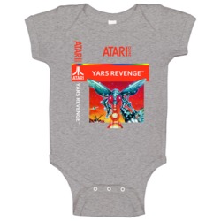 Atari 2600 Yars Revenge Classic Retro Video Game Cover Baby One Piece Atari 2600 Yars Revenge Classic Retro Video Game Cover Baby One Piece